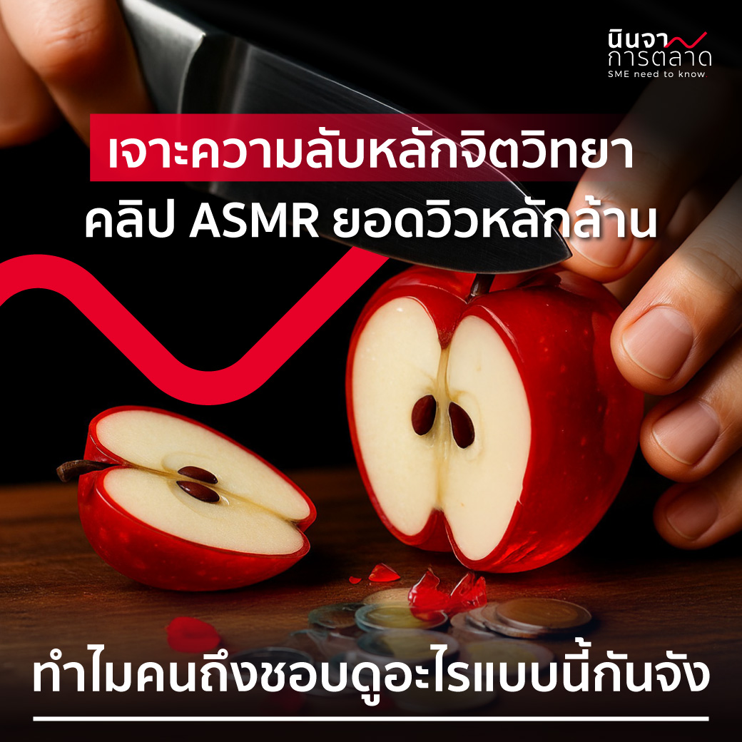 เจาะความลับหลักจิตวิทยา คลิป ASMR ยอดวิวหลักล้าน ทำไมคนถึงชอบดูอะไรแบบนี้กันจัง
